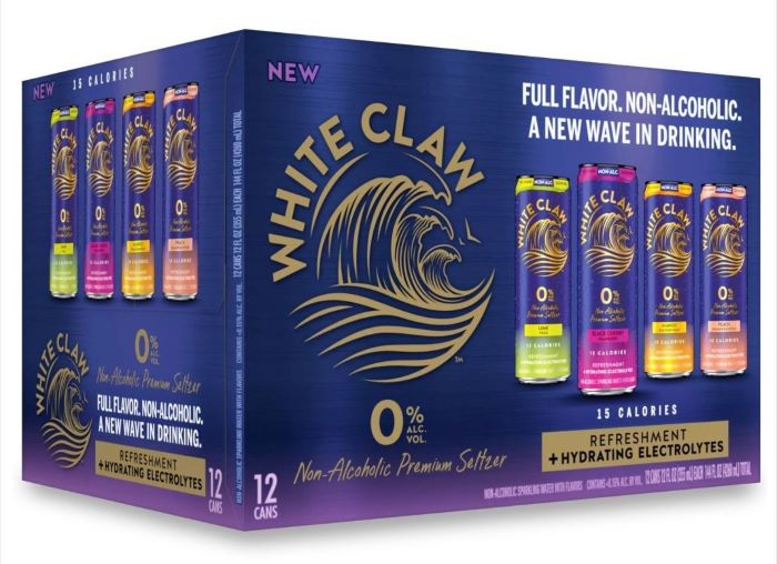 White Claw 0% Seltzer Water