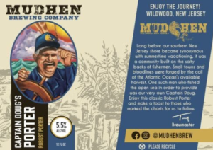 Mudhen Brewing CAPTAIN DOUG’S PORTER